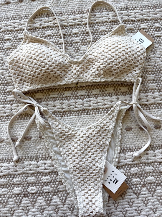 Billabong Other - 🔥🔥BILLABONG - TWISTED TIDES V BRALETTE SIDE-TIE DIPPI SKIMPY BIKINI SET🔥🔥